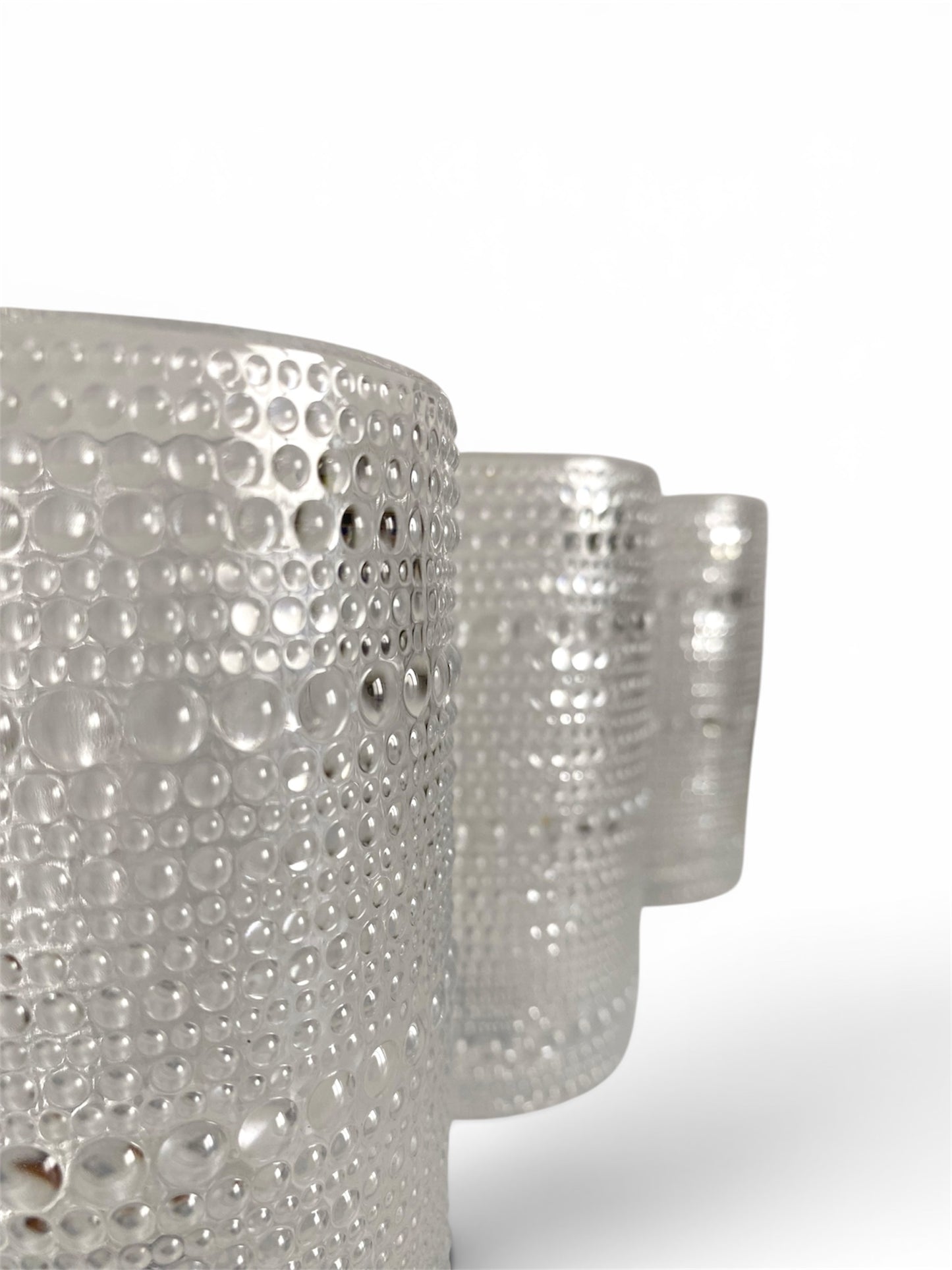 Clear Hobnail Glass Tumblers