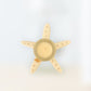 Starfish candle holder