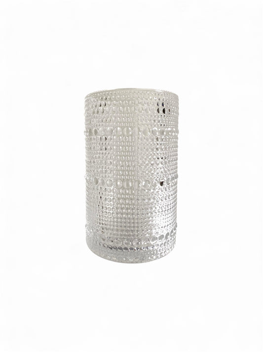Clear Hobnail Glass Tumblers