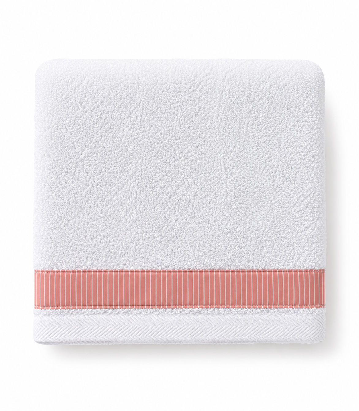 Bath Towel- Blush Stripe