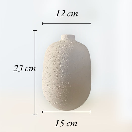 White vase-D