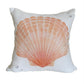 Orange Seashell Cushion Cover