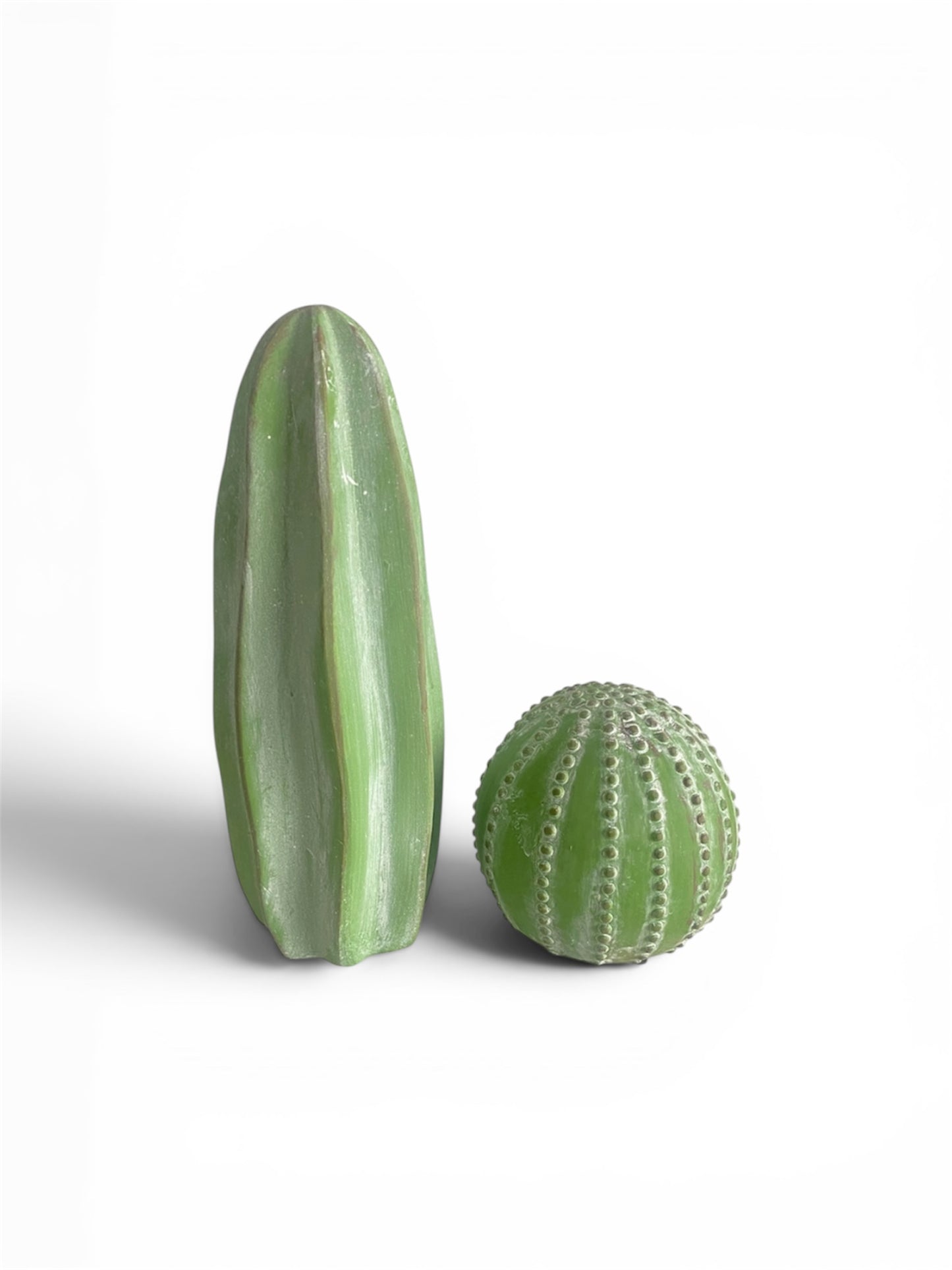 Sage Cactus Sculpture Set