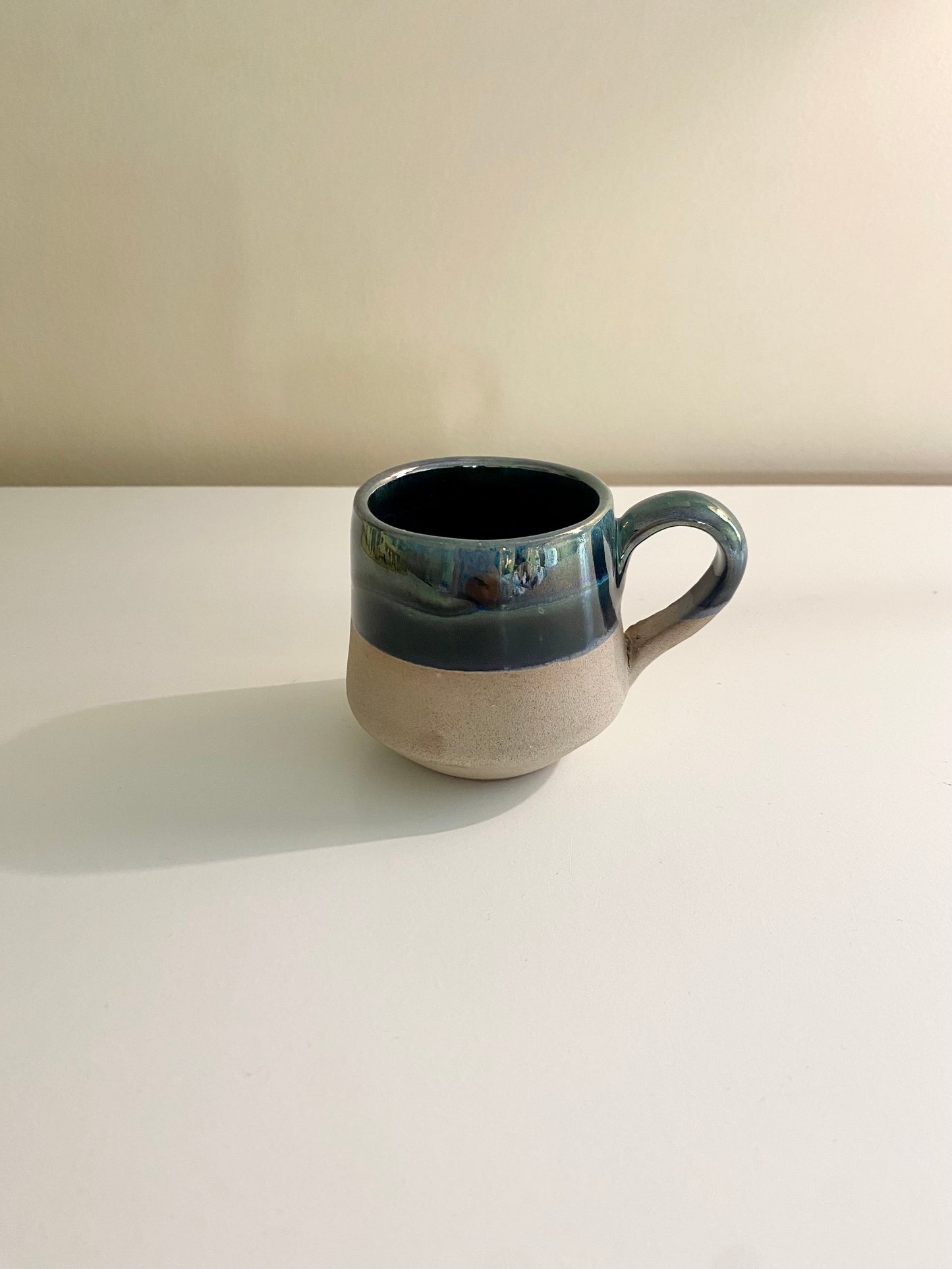 Pottery coffee cup