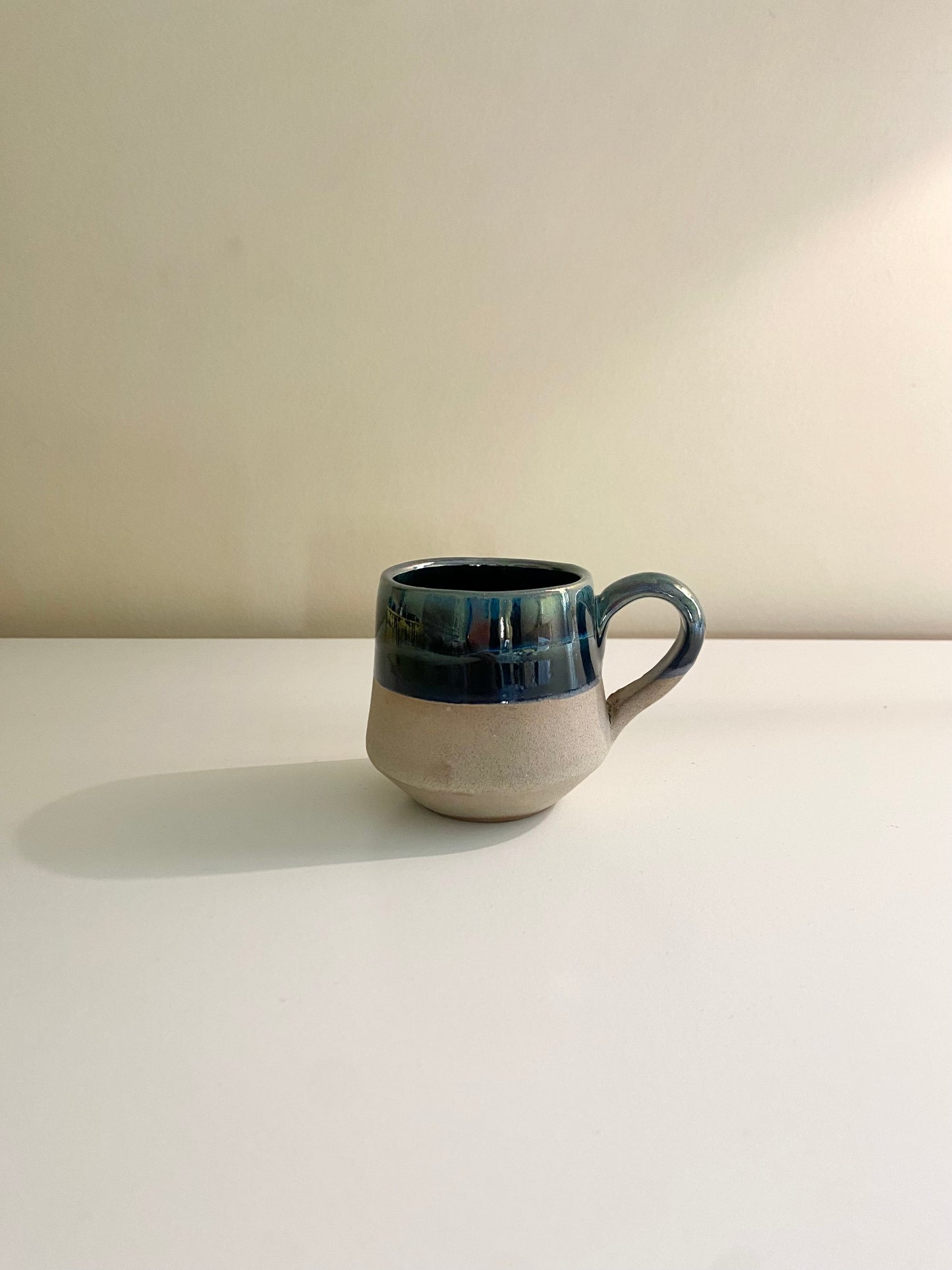 Pottery coffee cup