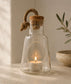 Rope Glass Candle Holder