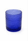 Blue Hobnail Glass Tumblers