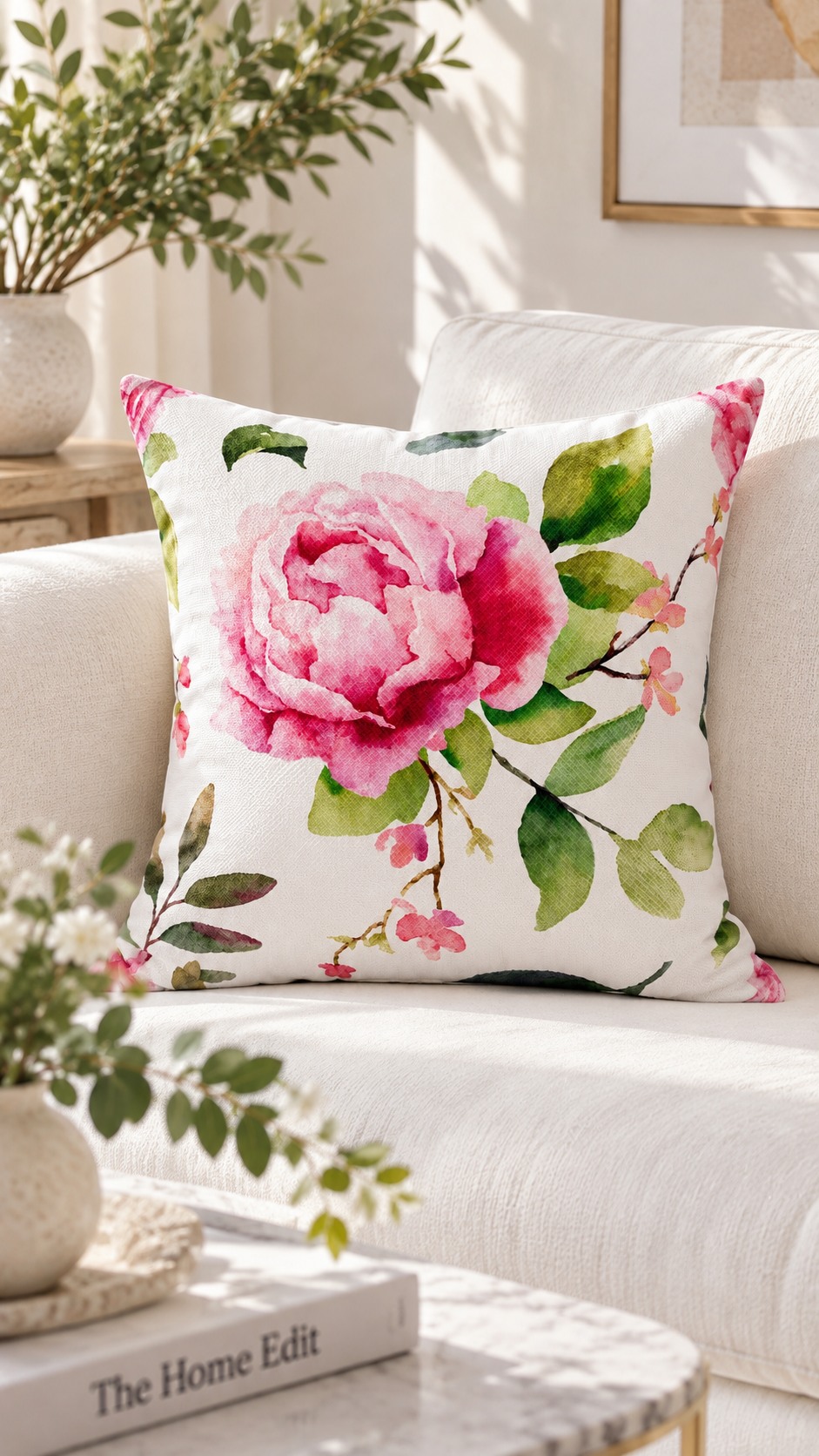 Cushion Cover big flower