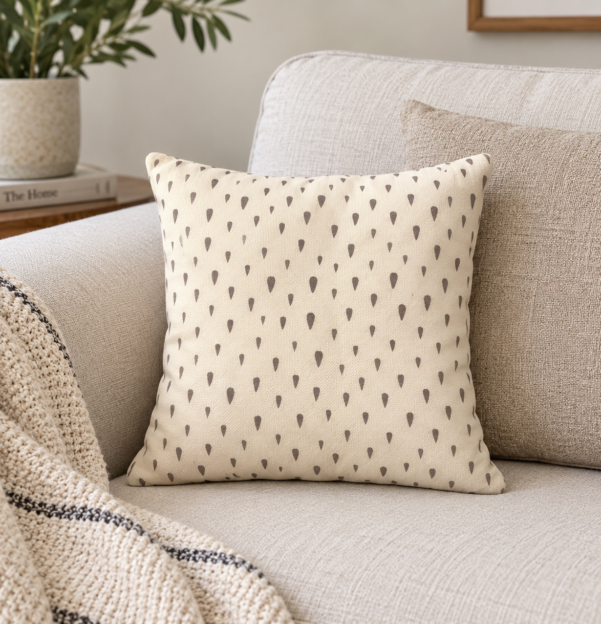 Rain Drops Cushion