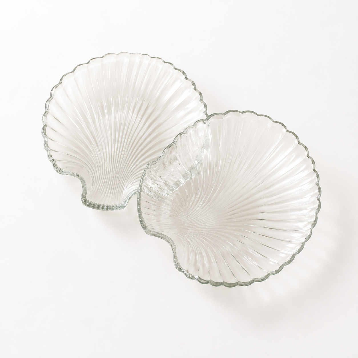 Glass plates-set of 6
