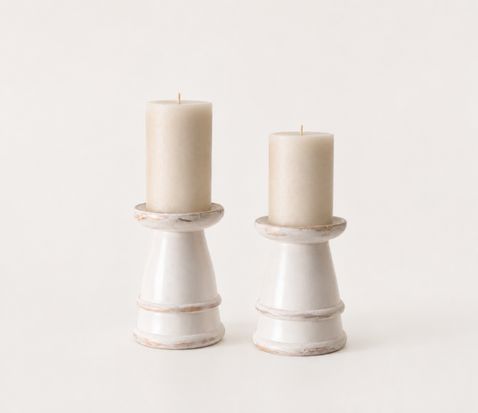 Wooden Candle Holder ;01