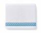 Bath Towel-Blue Trim