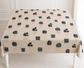 Black Cactus Tablecloth