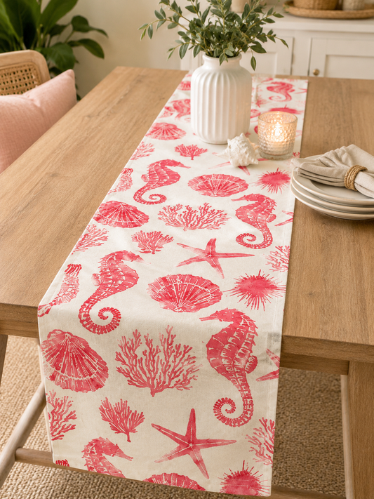 Pink seahorse runner