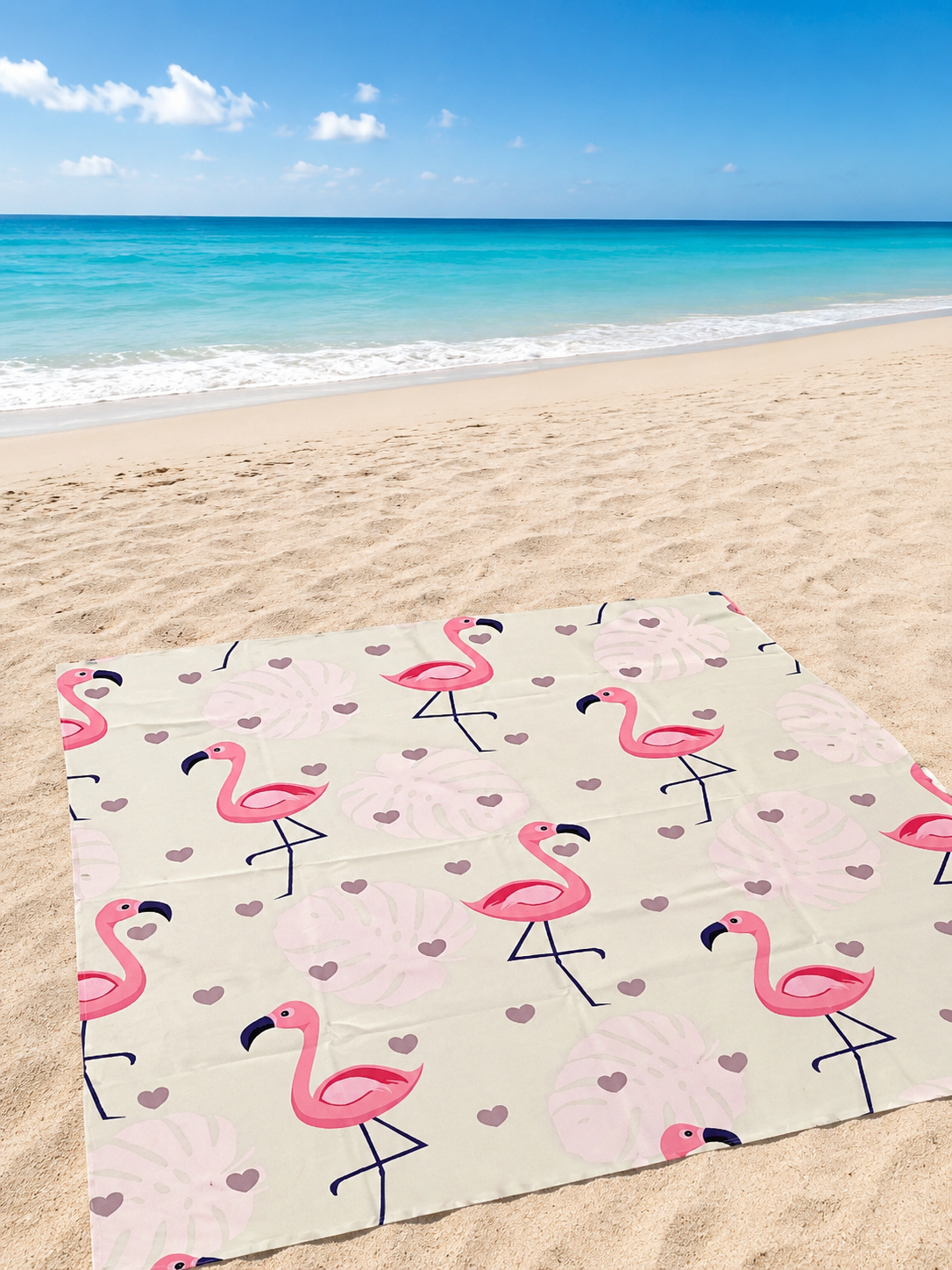 Beach mat - flamingo
