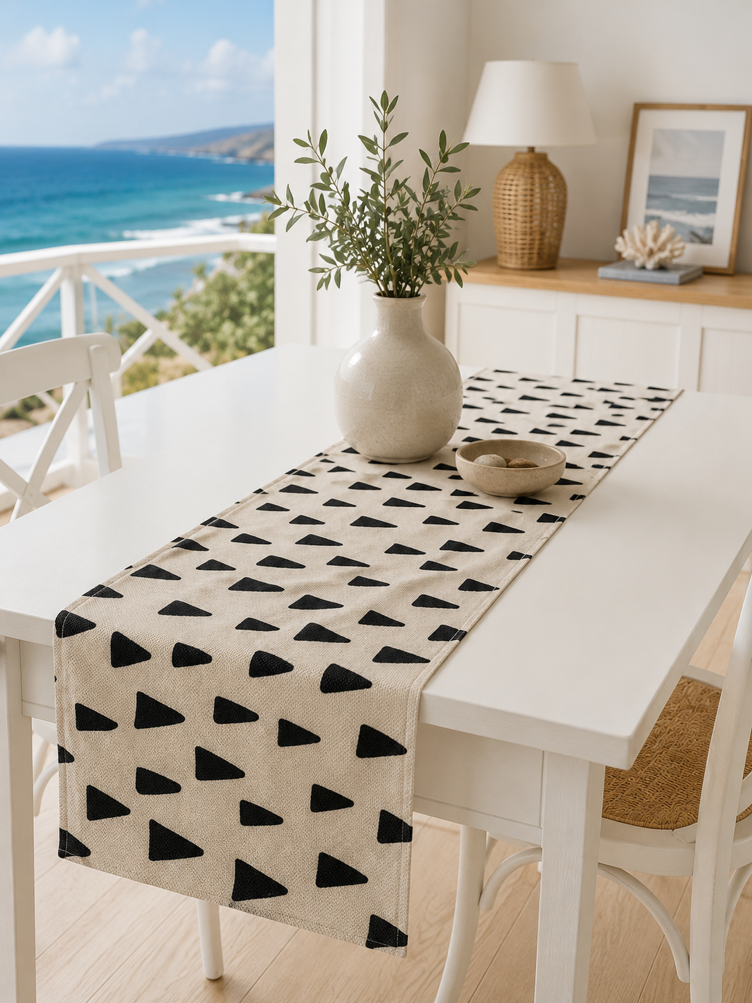 Triangle Print runner