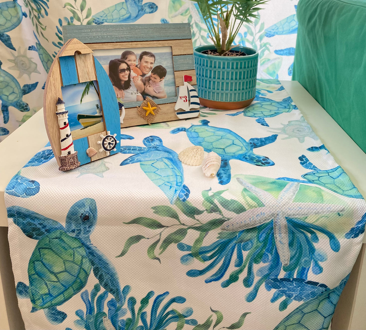 Sea Life Runner & Bed Throw-2