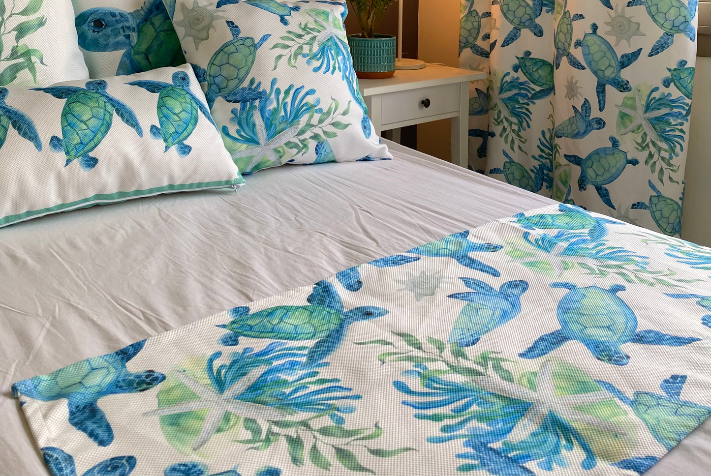 Sea Life Runner & Bed Throw-2