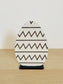 Wooden standing egg