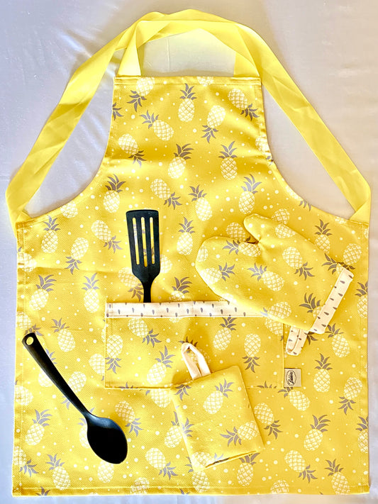 Pineapple Pattern 02; Kitchen Apron Set