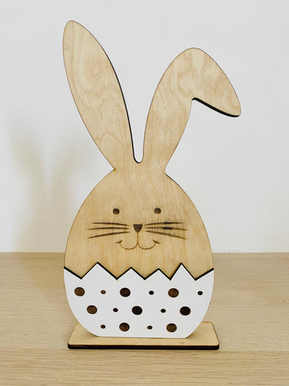 Wooden bunny;1