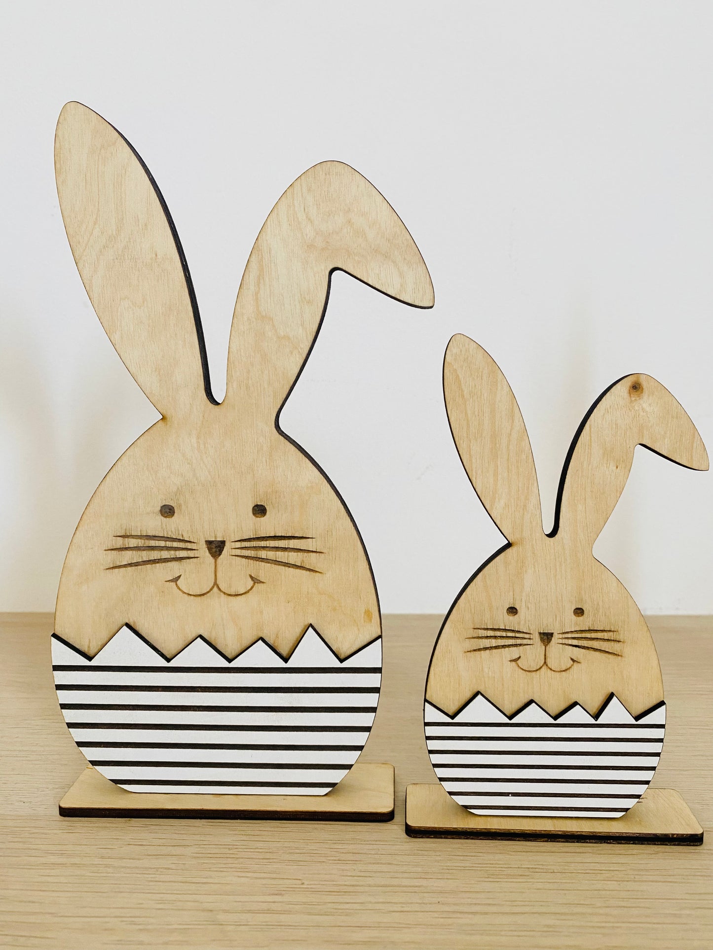 Wooden bunny;2