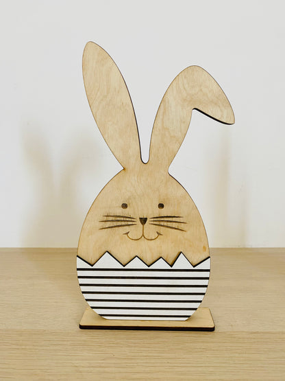 Wooden bunny;2