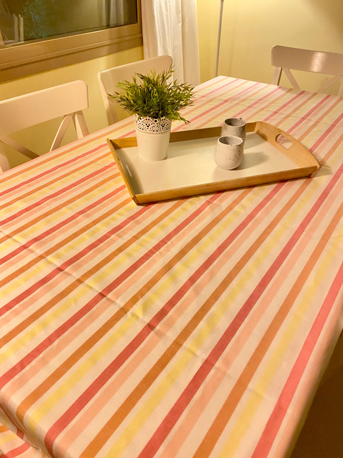 Linen Tablecloth; 2